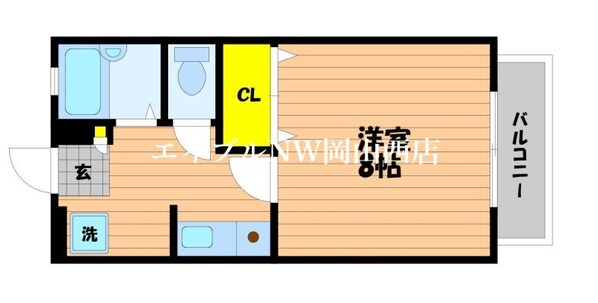 ベルクラント今の物件間取画像